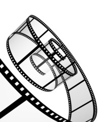 Naklejka premium 3d abstract photographic film