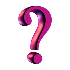 3d question mark