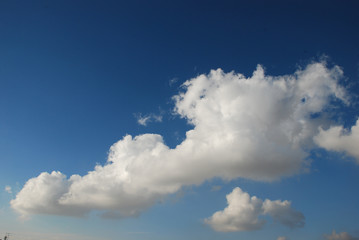 Naklejka na ściany i meble Sky and cloud