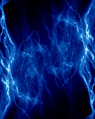 Intense lightning