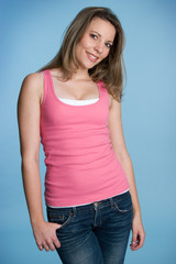 Fototapeta premium Beautiful Smiling Model