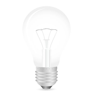 vector light bulb