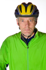 Obraz premium Man in Bicycle tenue