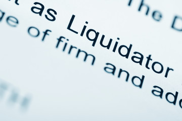 official letter from Liquidator