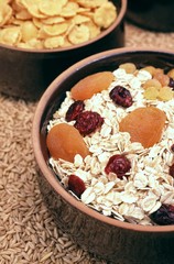 Oatmeal with fruits