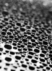 Water black bubble background