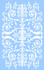 white on blue culed stripe