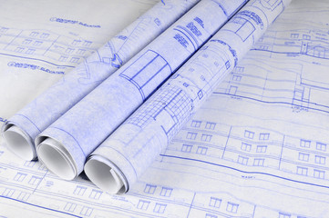 Architectural blueprins
