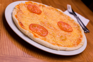Close-up of pizza