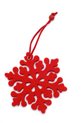 snow shape ornament