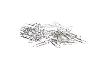 Paper Clips isolated on white