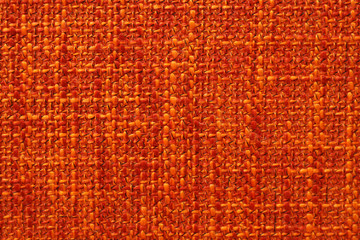 Close up orange fabric background