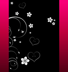 Beautiful abstract valentines design