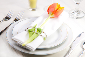 Spring table settings