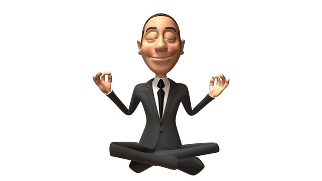 Businessman zen