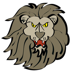 cartoon lion