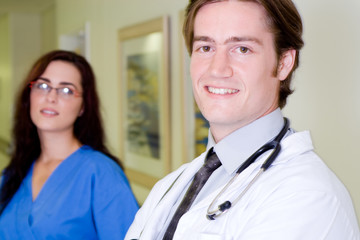 doctor and nurse in hospital