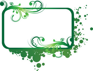 abstract illustration with floral and lots of leaves