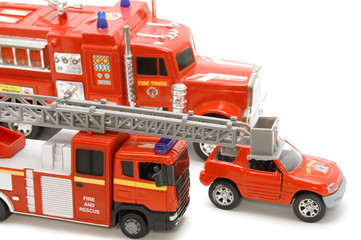 fire brigade closeup