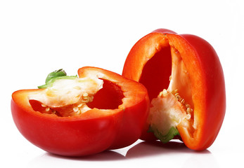 peperone rosso tagliato
