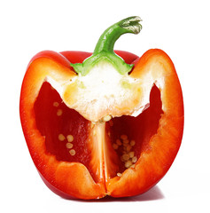 peperone rosso tagliato