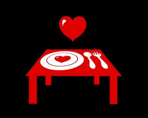 Feeding the hungry symbol