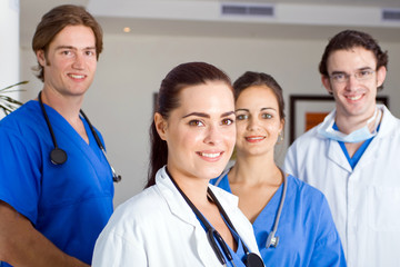 young medical students