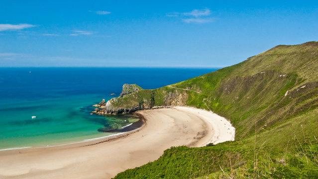Plage des Asturies, Espagne