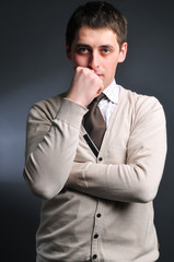Fototapeta premium Portrait of young man