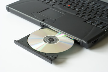 cd in laptop disc drive