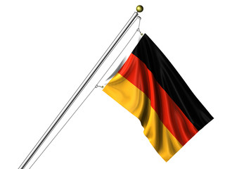 Isolated German Flag