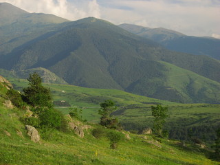 Fototapeta na wymiar Pireneje Wschodnie Pireneje hautes