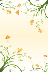 Fototapeta na wymiar Floral background