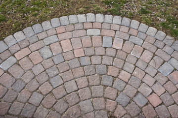 Arched Stone patio
