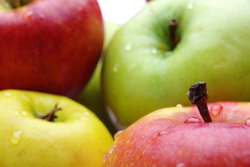 Macro of Apples