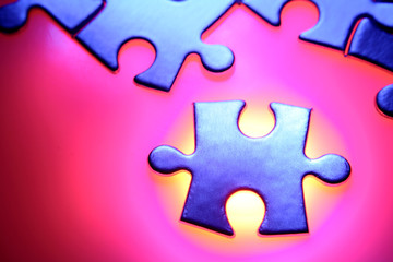 Obraz premium Jigsaw puzzle pieces