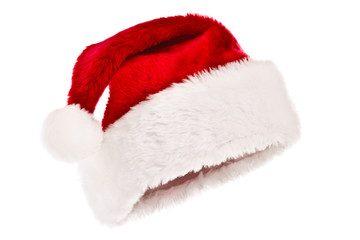 Santa hat isolated on white