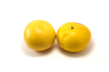 Two grapefruits