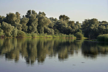 Fototapeta na wymiar Delta Dunaju krajobraz