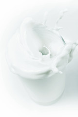 Fototapeta na wymiar Szklanka mleka