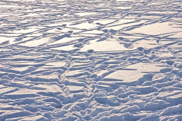 Spuren im Schnee