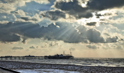 brighton pier winter 2009