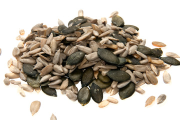 sunflower and pumpkin seeds