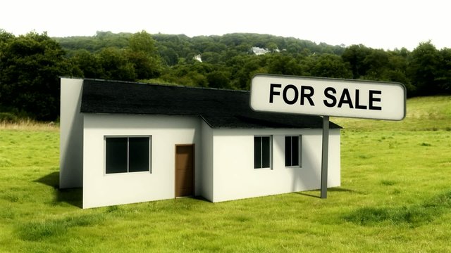house "for sale" in the country