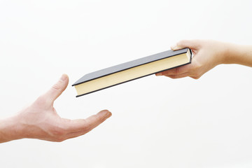 Hand Holding Book