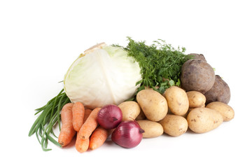 Still-life with vegetables