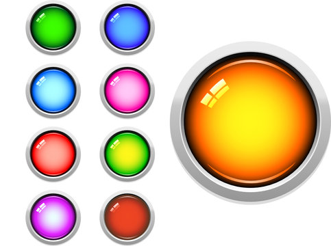 Glossy Web Buttons