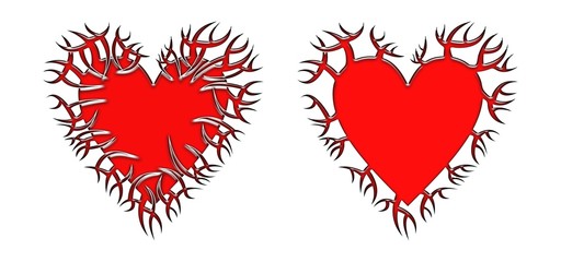 Herz in Herz Tatoostyle