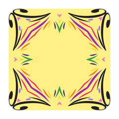 Whimsy and Fun Vector Border Frame