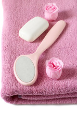 Toiletry in pink
